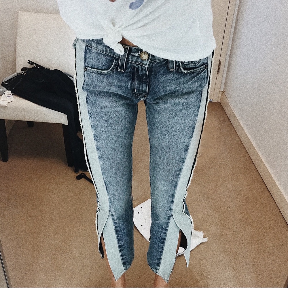 Current/Elliott Re-Engineered Straight Jeans